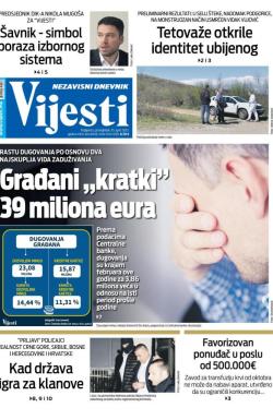 Vijesti - broj 8976, 10. apr 2023.