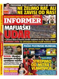 Informer - broj 3223, 21. nov 2022.