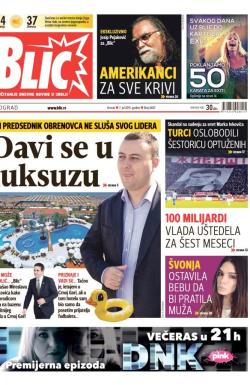 Blic - broj 6607, 7. jul 2015.