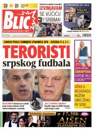 Blic - broj 6621, 21. jul 2015.