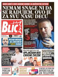 Blic - broj 7994, 23. maj 2019.