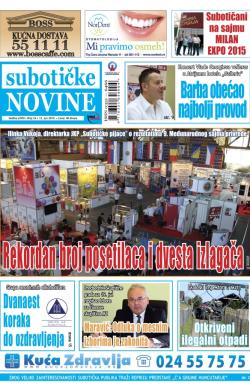 Nove Subotičke novine - broj 24, 12. jun 2015.