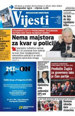 Vijesti - broj 6649, 27. sep 2016.