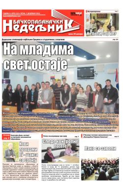 Nedeljne novine, B. Palanka - broj 115, 7. dec 2012.