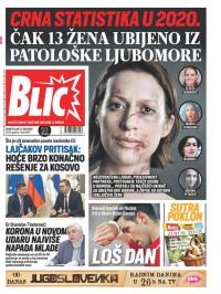 Blic - broj 8487, 12. okt 2020.