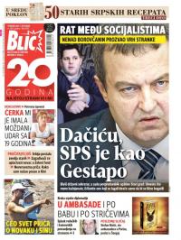 Blic - broj 7055, 3. okt 2016.