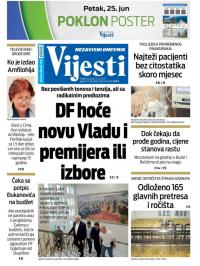 Vijesti - broj 8336, 25. jun 2021.