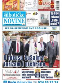 Nove Subotičke novine - broj 22, 2. jun 2017.