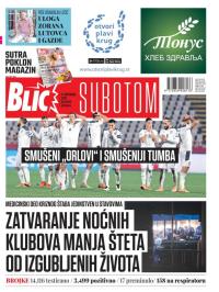 Blic - broj 8520, 14. nov 2020.