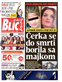 Blic - broj 6843, 3. mar 2016.