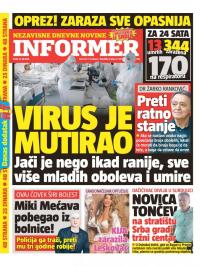 Informer - broj 2501, 15. jul 2020.