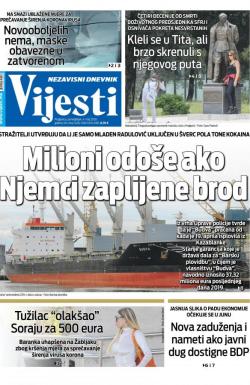 Vijesti - broj 7928, 4. maj 2020.