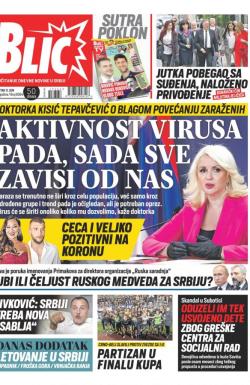 Blic - broj 8364, 11. jun 2020.