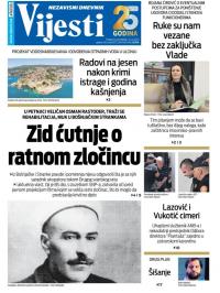 Vijesti - broj 8722, 25. jul 2022.