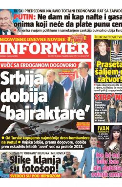 Informer - broj 3161, 8. sep 2022.