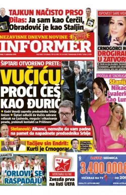 Informer - broj 1940, 7. sep 2018.