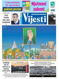 Vijesti - broj 7800, 22. dec 2019.