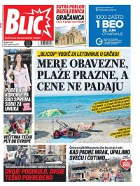 Blic - broj 8372, 19. jun 2020.