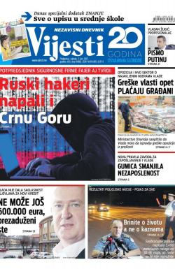 Vijesti - broj 6900, 7. jun 2017.