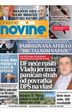 Dnevne novine - broj 2944, 23. mar 2021.