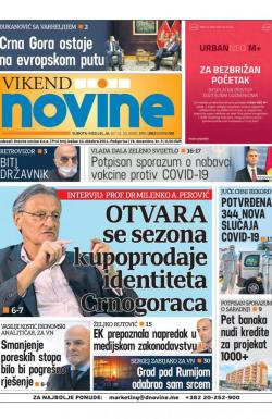 Dnevne novine - broj 2807, 10. okt 2020.