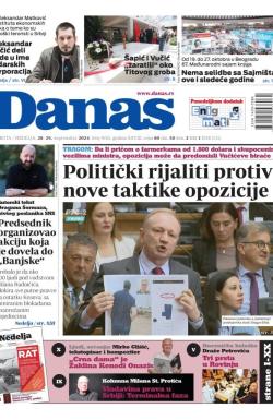 Danas - broj 9725, 28. sep 2024.