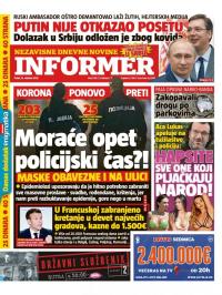 Informer - broj 2581, 16. okt 2020.