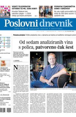 Poslovni Dnevnik - broj 5036, 26. feb 2024.