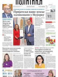 Politika - broj 39810, 28. sep 2024.