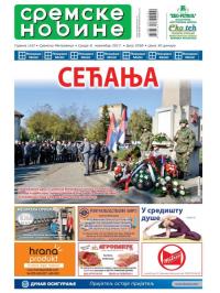 Sremske Novine - broj 2958, 8. nov 2017.