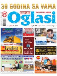 Novosti oglasi - broj 1565, 27. mar 2019.