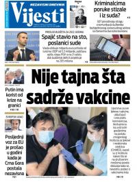 Vijesti - broj 8476, 13. nov 2021.