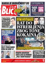 Blic - broj 8233, 21. jan 2020.