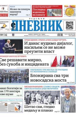 Dnevnik - broj 27981, 2. feb 2025.