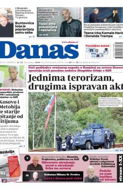 Danas - broj 9719, 21. sep 2024.