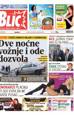 Blic - broj 6404, 9. dec 2014.