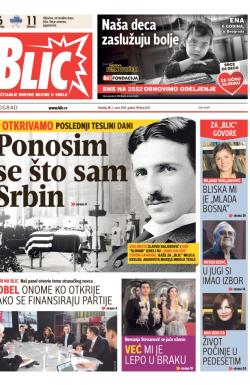 Blic - broj 6125, 2. mar 2014.