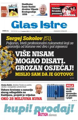 Glas Istre - broj 347, 17. dec 2020.