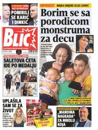 Blic - broj 7380, 31. avg 2017.