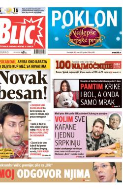 Blic - broj 6483, 2. mar 2015.