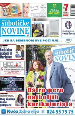 Nove Subotičke novine - broj 39, 29. sep 2017.