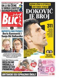 Blic - broj 8629, 8. mar 2021.