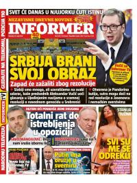 Informer - broj 3681, 23. maj 2024.