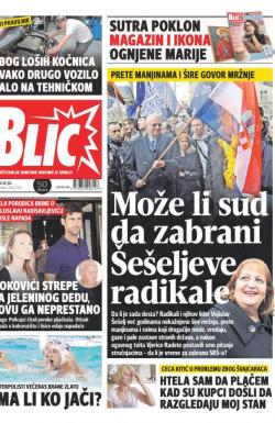 Blic - broj 7704, 28. jul 2018.