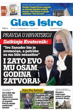 Glas Istre - broj 314, 14. nov 2020.