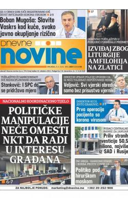 Dnevne novine - broj 2657, 15. apr 2020.