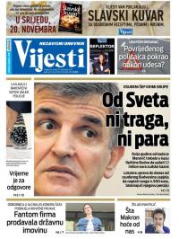 Vijesti - broj 7767, 19. nov 2019.