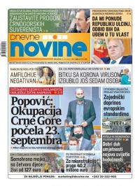 Dnevne novine - broj 2816, 21. okt 2020.