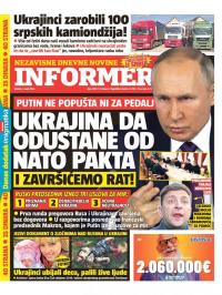 Informer - broj 2999, 1. mar 2022.