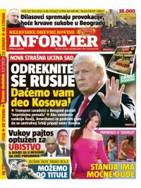 Informer - broj 2126, 18. apr 2019.